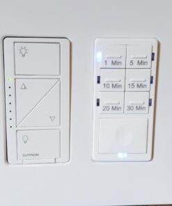 Lutron Claro 2 Gang Decorator/Rocker Wallplate, Gloss, White (1-Pack) | CW-2-WH 1 Pack 36 71HPLioybkL