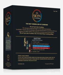 SKYN Selection – 24 Count (10 Original, 6 Extra Studded, 8 Extra Lube) – Lubricated Latex-Free Condoms 17 71HPg7QvRkL