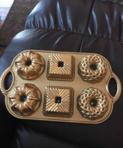 Nordicware 3.5 Cup Geo Bundtlette Pan 17 71HQPBhC90L