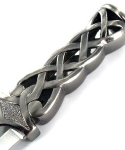 Ace Martial Arts Supply New Scottish Celtic Gaelic Twist Knot Blue Ruby Gemstone Wicca Dirk Dagger Knife, 9-Inch 33 71HQdd3rk5L