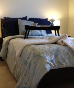 Winsome Benito 24.41-Inch Folding Bed Tray with Curved Top, Walnut (92022) 26 71HQiR3BMwL