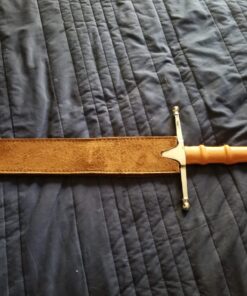 Whetstone Cutlery William Wallace Medieval Sword with Sheath, Silver, 8.75''x 41.625'' x 2.25'' 61 71HQodiEQqL