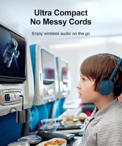 Bluetooth Transmitter Receiver for TV & PC, Bluetooth 5.2 Long Range Audio Transceiver for Home Stereo, Airplane, Dual Link, RCA Cable, aptX Low Latency Black 13 71HRAisUxL