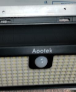 Solar Lights Outdoor 182 LEDs 2500Lm Solar Motion Sensor Lights Solar Panel 15.3 in² and 3 Modes(Security/Permanent On All Night/Smart Brightness Control) with IP65 Waterproof with Wide Angle(2pack) 2 42 71HRfrbNx9L