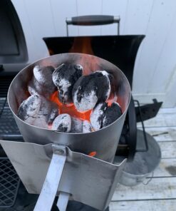 Oklahoma Joe's 5279338P04 Stainless Steel Offset Smoker Charcoal Firebox Basket, Silver 25 71HRpP1fbyL