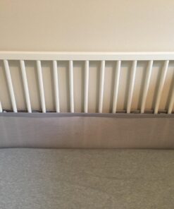 BreathableBaby Breathable Mesh Liner for Full-Size Cribs, Classic 3mm Mesh, Gray (Size 4FS Covers 3 or 4 Sides) 36 71HRrt8FaAL