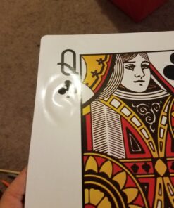 Super Z Outlet Giant Jumbo Deck of Big Playing Cards Fun Full Poker Game Set - Measures 8-1/4" x 11-3/4" 29 71HSHekqdUL