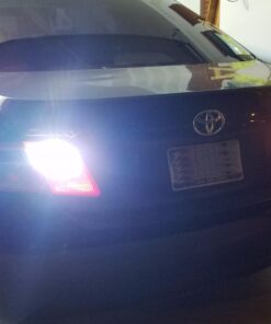 RAYHOO 1000 lumens Extremely Bright 921 912 LED Backup Light Bulbs Canbus Error Free T15 906 W16W socket 45pcs AK-4014 Chipsets, Only For Backup Reverse Lights, Xenon White 6000K, 2pcs 46 71HSRXYJ7jL