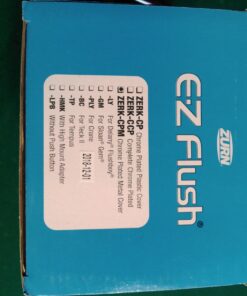 Zurn ZERK-CPM AquaSense E-Z Flush Retrofit Kit with Metal Cover, Chrome Commercial 20 71HSgkYqSQL