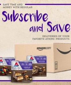 Atkins Peanut Caramel Cluster Bar, Dessert Favorite, High in Fiber, 3g Net Carb, 1g Sugar 22 71HStSMznEL