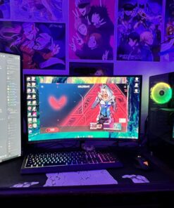 Sceptre 24-inch Professional Thin 1080p LED Monitor 99% sRGB 2x HDMI VGA Build-in Speakers, Machine Black (E248W-19203R Series) 24" 75Hz 47 71HUye1tg1L