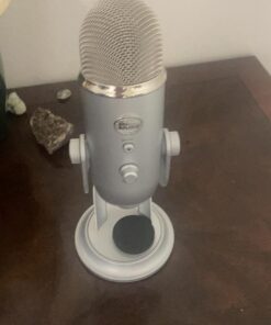 Logitech for Creators Blue Yeti USB Microphone for Gaming, Streaming, Podcasting, Twitch, YouTube, Discord, Recording for PC and Mac, 4 Polar Patterns, Studio Quality Sound, Plug & Play-Silver 36 71HW2HPCUPL