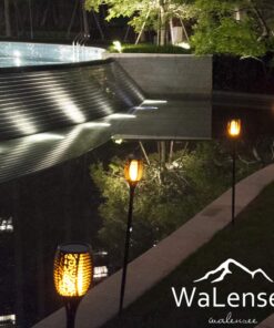 Walensee Solar Lights Outdoor Upgraded 43"(4 PACK) 96 LED Waterproof Flickering Flames Torch Lights Outdoor Solar Spotlights Landscape Decoration Lighting Dusk to Dawn Auto On/Off Security Torch Light 24 71HWLlsnQL
