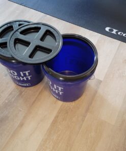 GAMMA2 Gamma Seal Lid - Pet Food Storage Container Lids - Fits 3.5, 5, 6, & 7 Gallon Buckets, Black, Made in USA 34 71HWOG8N1NL 1