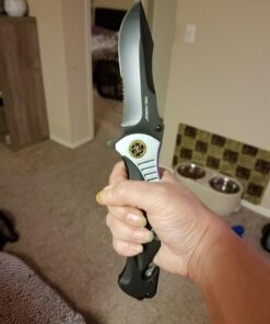 Tac-force Extra Large Grey 10.5" Folding Blade Spring Assisted Open Pocket Knife 40 71HX5Dx1S1L