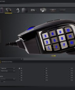 Corsair Scimitar Pro RGB - MMO Gaming Mouse - 16,000 DPI Optical Sensor - 12 Programmable Side Buttons - Black 27 71HYEY6sUpL