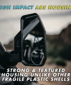 Chupacabra Offroad - Rear View/Side UTV Mirrors with SPOT Mirror - High Impact Right & Left Side Mirror Kit for 1.6" - 2" Roll Cage - RZR Can Am Yamaha Honda Arctic Cat 22 71HYLjhIxyL