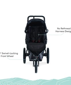 BOB Gear Revolution Flex 3.0 Jogging Stroller, Graphite Black Single 27 71HYVC8u8VL