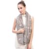 Lina & Lily Unicorn Print Infinity Women's Scarf Lightweight Grey 4 71HYYFqdTSL