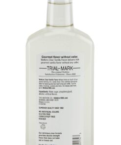Watkins Clear Vanilla Flavor, 11 fl. oz. Bottle, 1 Count (Packaging May Vary) 11 Fl Oz (Pack of 1) 21 71HYrcwmGdL 1