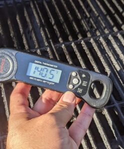 AMMZO Digital Meat Thermometer for Grilling, Instant Read Food Thermometer Waterproof with Backlight for Cooking, Deep Fry, BBQ, Grill, Smoker and Roast Black 42 71HZpNMuPdL