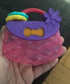Bright Starts Carry & Teethe Purse Chillable Teether Toy, Ages 3 months +, Pretty in Pink 39 71HaK1yfRRL