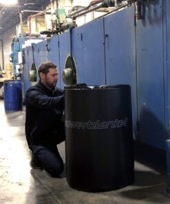 Alternative view of Powerblanket PBL55F Full Coverage Drum Heating Blanket, 55 gal/208 L Fits 55-Gallon Full Coverage Drum/Barrel Heater