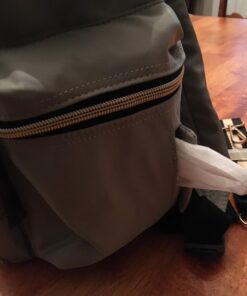 VS VOGSHOW Diaper Bag Backpack, Multifunction Stylish Travel Baby Bag Backpack with Crossbody Strap, Maternity Nappy Bag Gray 82 71HakpdYdVL