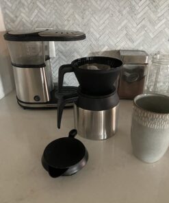 Bonavita 5 Cup Drip Coffee Maker Machine, One-Touch Pour Over Brewing w/Double Wall Thermal Carafe, SCA Certified, 1100 Watt, BPA Free, Dishwasher Safe, Stainless Steel, BV1500TS 37 71HazVjCalL