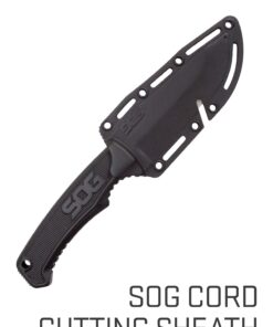 SOG Survival Knife with Sheath - Field Knife Fixed Blade Knives 4 Inch Tactical Knife and Bushcraft Knife w/Full Tang Hunting Knife Blade (FK1001-CP) 24 71HbjjBc2CL