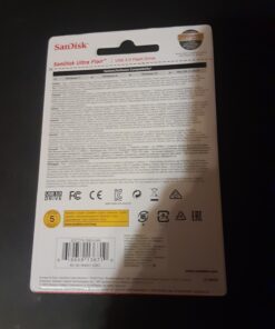 SanDisk 128GB Ultra Flair USB 3.0 Flash Drive - SDCZ73-128G-G46, black 41 71Hc CBR8IL