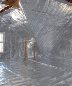4ft x 250ft NASATECH Residential Grade Radiant Barrier 1000 square feet - Reflective Aluminum Breathable Attic Roof Foil Insulation - BLOCKs 99% Radiant Heat / 99% RF Signals SCIF RFID 7 71HcO9YFLqL