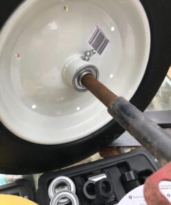 Universal Fit, Flat Free Wheelbarrow Tire and Wheel Assembly with Adapter Kit 41 71Hd1xgrsrL