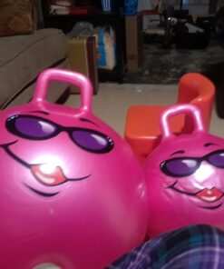 WALIKI Hopper Ball for Kids 3-6 | Hippity Hop | Jumping Hopping Ball | Relay Races | Pink 18” Ages 3-6 (Small) 28 71Hd78QlZzL