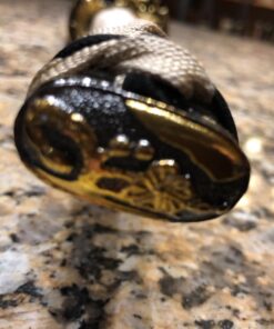 siwode Katana Handmade Full Tang Sharp, Alloy Golden Dragon Tsuba Japanese Samurai Sword High Carbon Steel 1060, 40-Inch Golden-No-BoHi 36 71Hd9ft0gaL