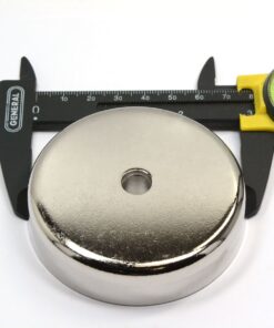 Neodymium Cup Magnet 405 lb Pulling Power Super Powerful, 0.7 x 2.95" Diameter - Magnetic Round Base One Pack, Magnetic Assembly | Fishing Magnet (Cup Magnet 7) Cup Magnet 7 17 71Hdq2jo8GL