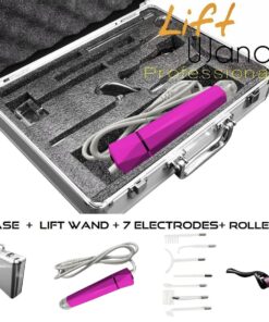 Lift Wand Professional High Frequency Includes 7 Electrodes, and Aluminum Case, Anti Aging Device, Diminish Wrinkles, Scars, Dark Circles, Breakthrough Device for Beauty 35 71HeFAt38rL