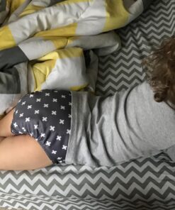 Nora's Nursery Baby Cloth Pocket Diapers Bamboo Inserts 1 Wet Bag 7 Pack B&W Unisex 2 37 71HfBSbQvYL