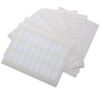 Crinklee Waterproof Essential Oil Labels, 597 Labels, Oil Proof, Durable, Strong Glue, Fits 5ml and Larger Bottles and Rollers, 135 Oval and 462 Round Blank Stickers 597 Piece Assortment White