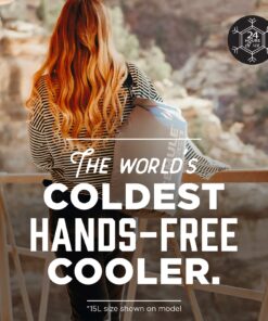 ICEMULE Classic Collapsible Backpack Cooler – Hands Free, 100% Waterproof, 24+ Hours Cooling, Soft Sided Cooler Large - 20L Blaze Orange 13 71HgR 8FE4L