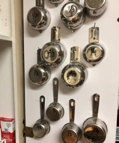 Bellemain One Piece Stainless Steel - Nesting measuring cups for Kitchen for Bakers , Dry - Ml & Oz measuring cup for Liquid, Metal, Set of 6 46 71Hh 8JdGmL