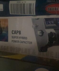 BOSS Audio Systems CAP8 8 Farad Car Capacitor - Energy Storage, Enhanced Bass From Stereo, Warning Reverse Polarity Tone, Voltage Overload Low Battery Voltage Led, For Amplifier and Subwoofer 23 71HhFt42hL