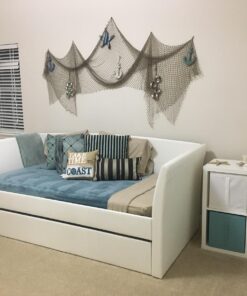 9GreenBox Nautical Decorative Fish Net 5' X 10' - Fish Netting - Rustic Beach Decor 16 71HhJayXBPL