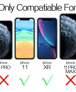 Mkeke Compatible with iPhone 11 Screen Protector for iPhone XR Screen Protector, Tempered Glass Film for Apple iPhone 11 and iPhone XR, 3-Pack Clear for iPhone 11/XR 32 71HhKfv3oAL