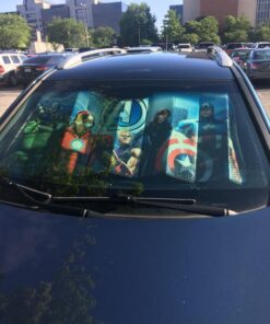 Plasticolor 003695R01 Marvel Avengers Accordion Style Car Truck SUV Front Windshield Sunshade 9 71Hhb9qajWL