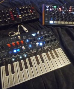 Monoprice MIDI Cable - 5 Pin DIN Connectors, Shielded, Molded Connector Shells, 28 AWG, 10 Feet, Black 7 71HikxA940L