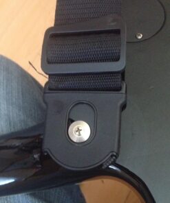 D'Addario Accessories Locking Guitar Strap - Guitar Accessories - Electric Guitar Strap, Acoustic Guitar Strap, Acoustic Electric Guitar Strap & Bass Guitar Strap - Black 26 71HjGxP8WoL 1