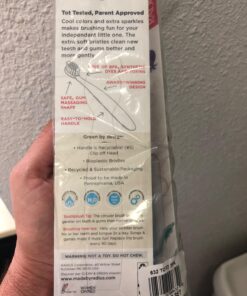 RADIUS Totz Toothbrush Extra Soft Brush BPA Free & ADA Accepted Designed for Delicate Teeth & Gums for Children 18 Months & Up - Blue Coral Yellow - Pack of 3 3 Count (Pack of 1) Blue/Coral/Yellow 27 71Hk3eZtHHL