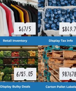 1136 Green Monarch Labels, 8 Rolls, 14,000 Two line Labels 13 71Hl09kjy2L