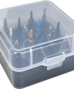 Alternative view of MTM BH16 Broadhead Box Broadhead Box - Holds 16 Fixed or Mech. USA Made, Clear